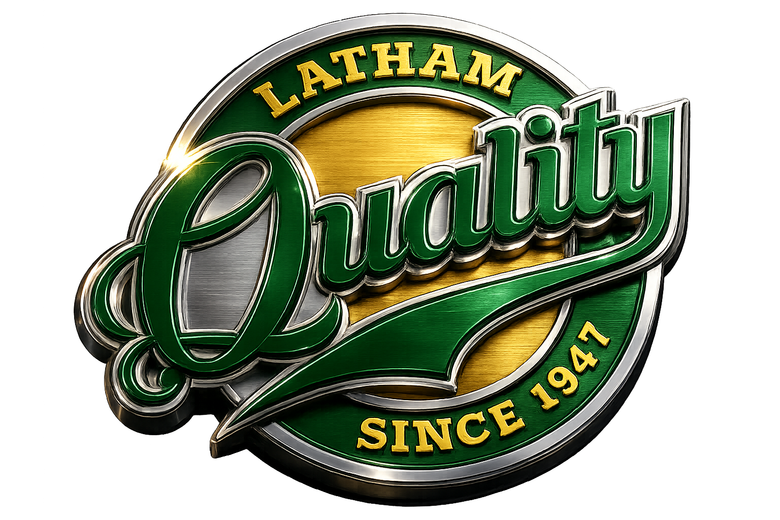 Latham Quality emblem